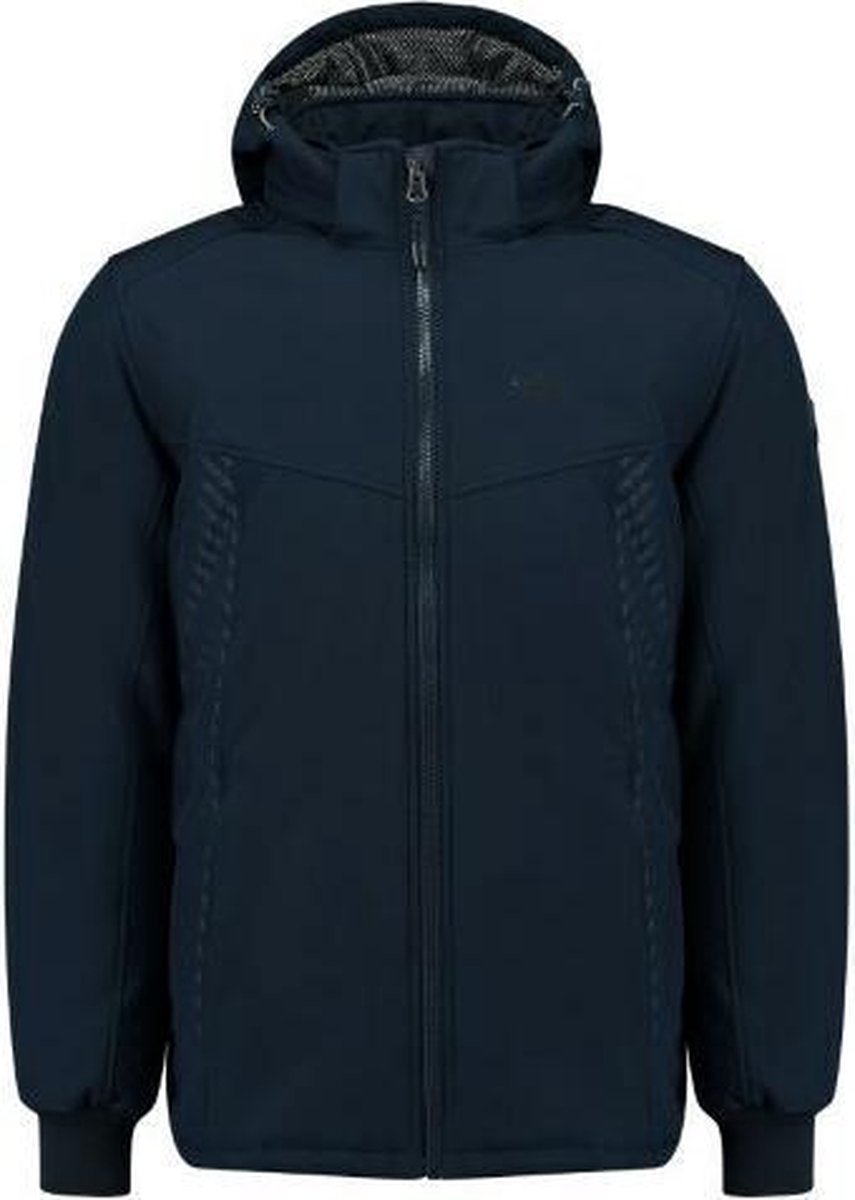 Kjelvik heren winterjas Doerak navy softshell - maat 5XL