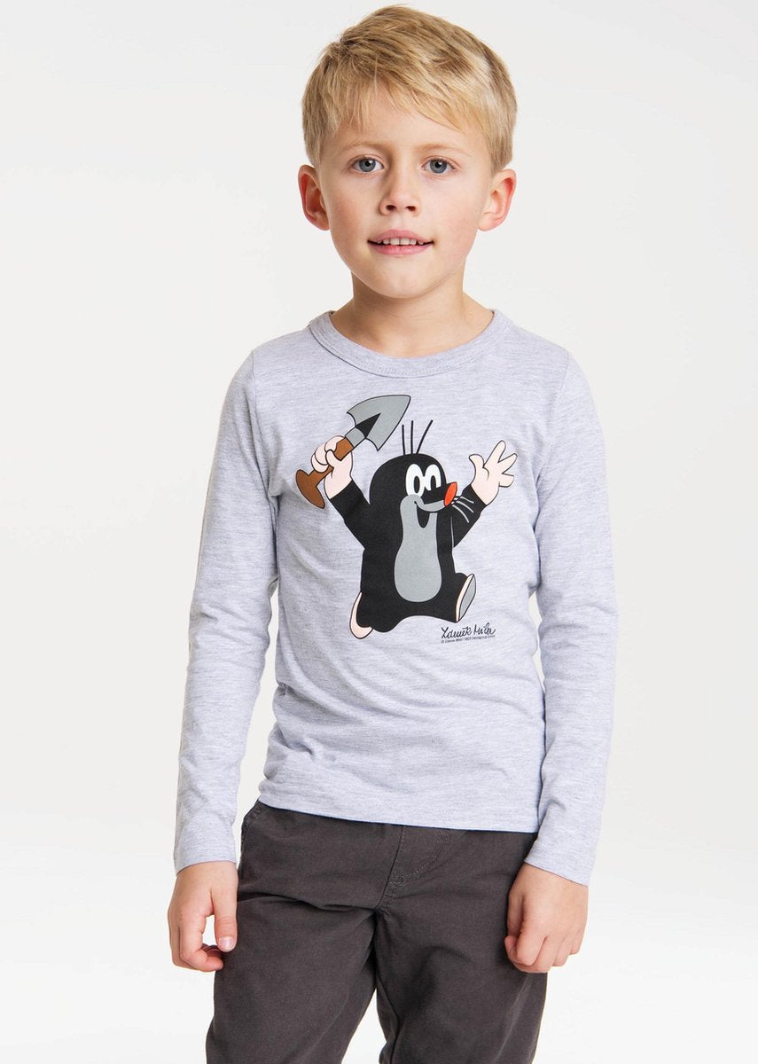 Logoshirt Shirt met lange mouwen