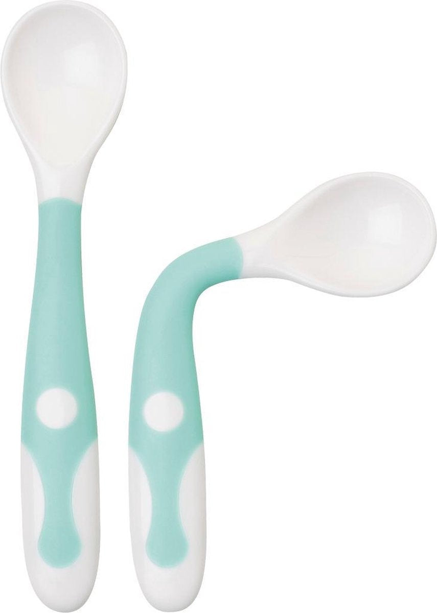Saro Vormbare Lepels Set Van 2 Stuks Mintgroen