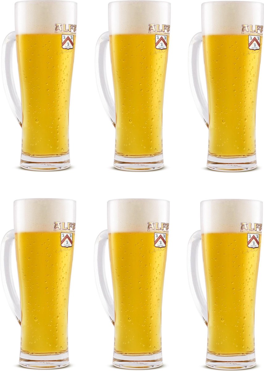 Alfa Bierglas 500 ml - 6 Stuks