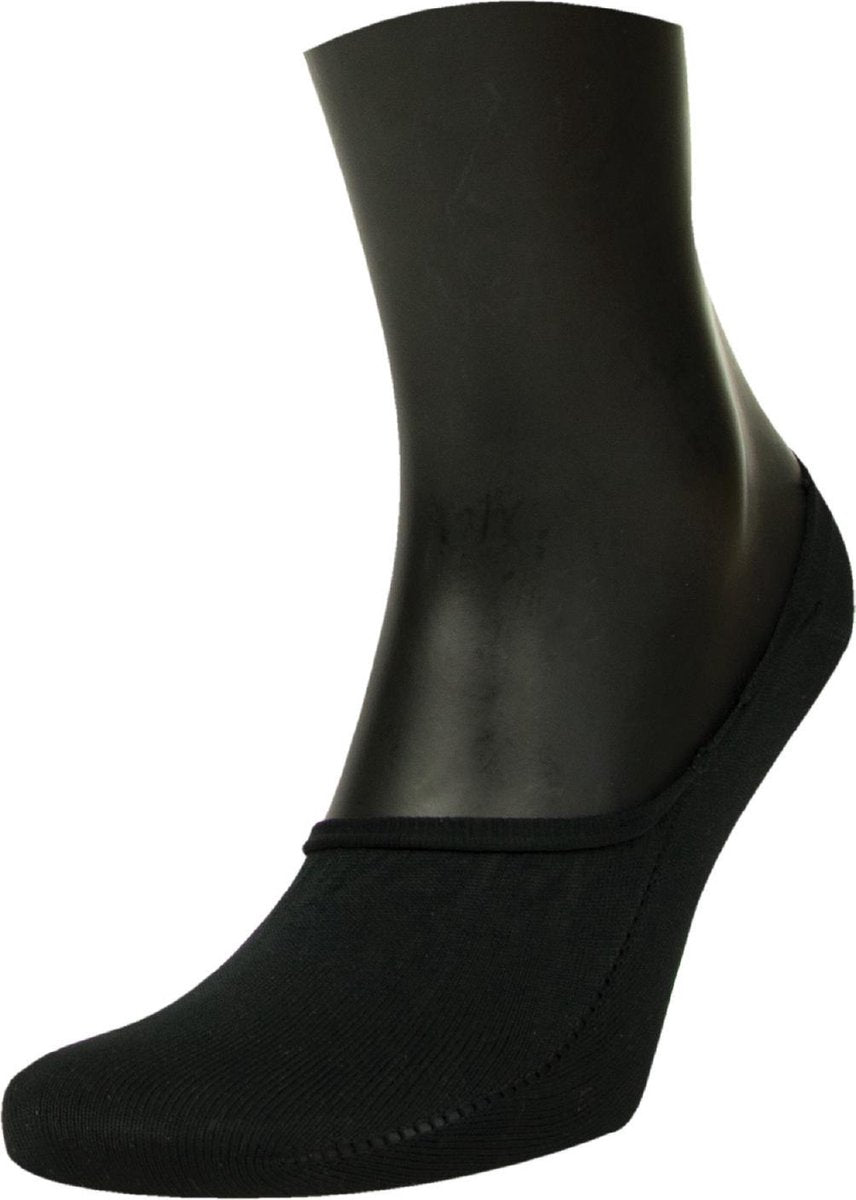 Steps SneakerSokken Invisible  - Zwart - 10-pack Multipack Kousenvoetje 39-42