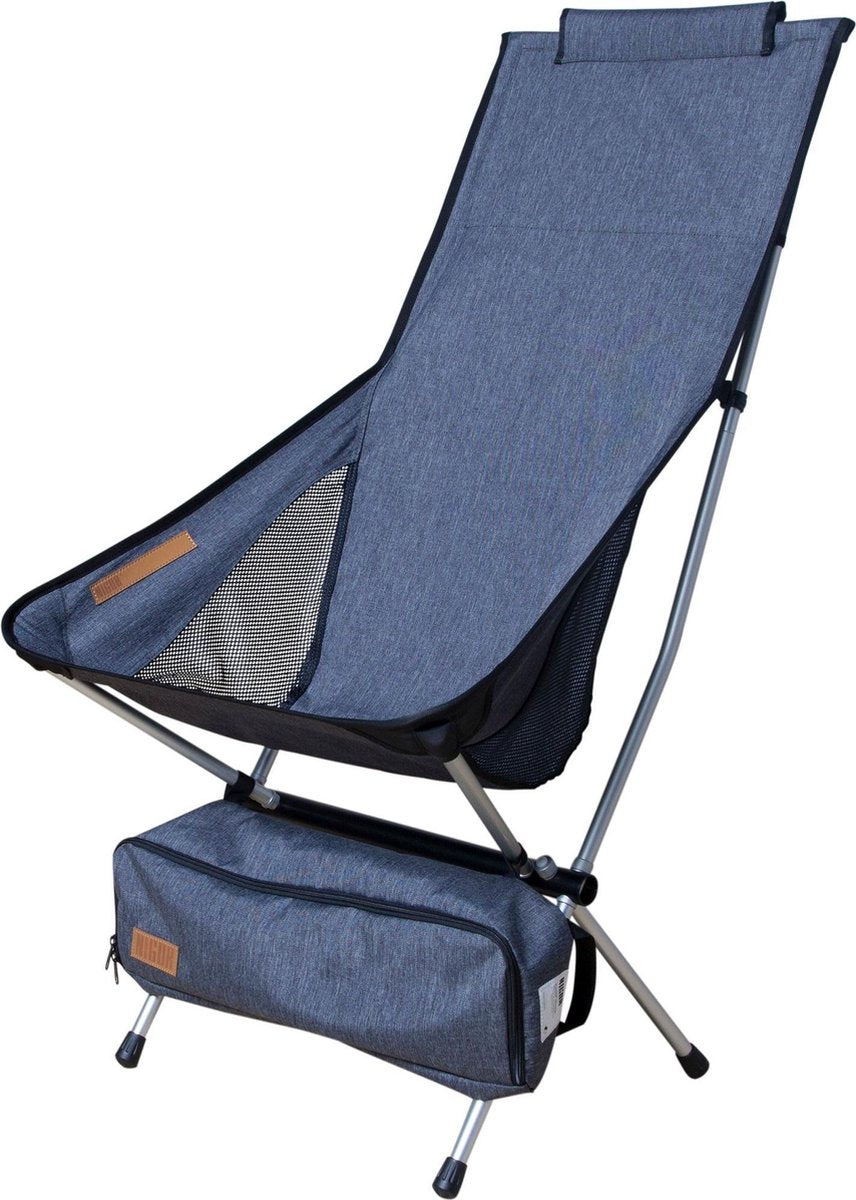 Nigor Campingstoel Kingfisher 100 Cm Polyester/aluminium Jeansblauw