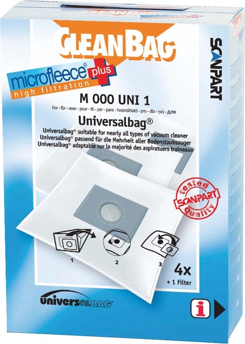 Rowenta 2682200001 M000uni1 Stofzak Universeel Micro En