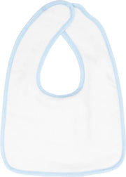 Unico Badstoffen Slabbetjes 26x37cm 25 stuks-Wit-Blauw