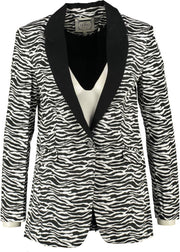 Aaiko gevoerde blazer katoen stretch blazer - Maat S