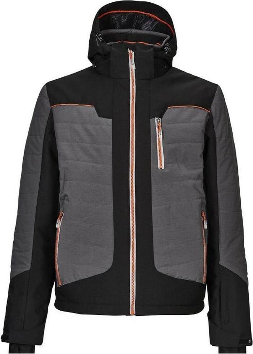 Killtec heren ski jas Blaer antraciet melange - maat L