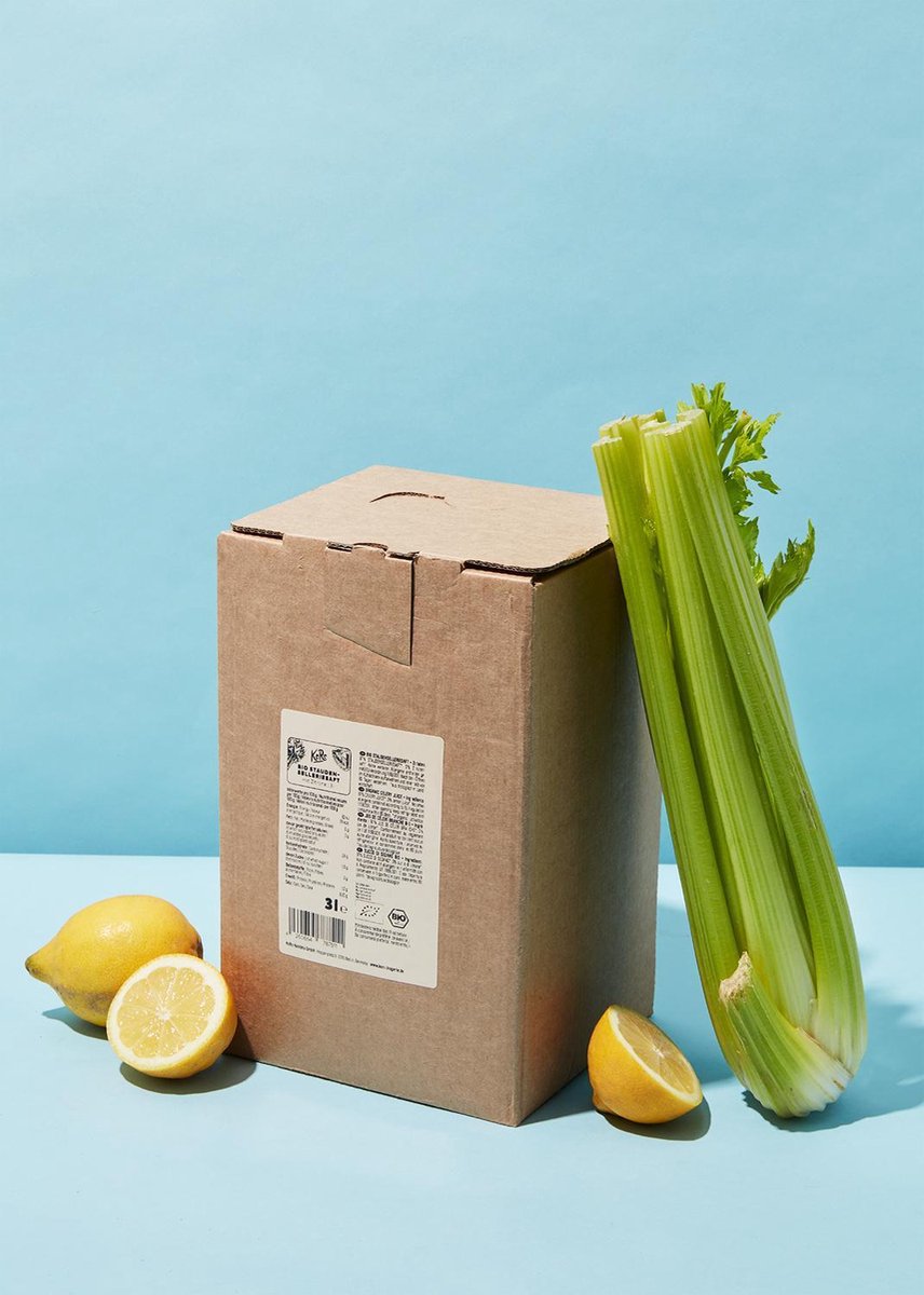 KoRo | Biologisch selderijsap met citroen Bag-in-Box 3 L