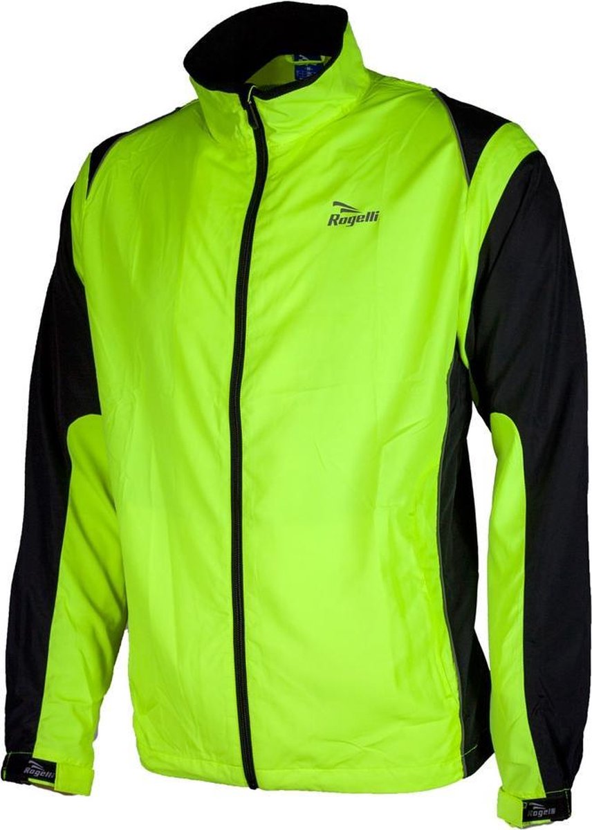 Rogelli Drummond Sportjas - Maat L  - Mannen - geel/zwart