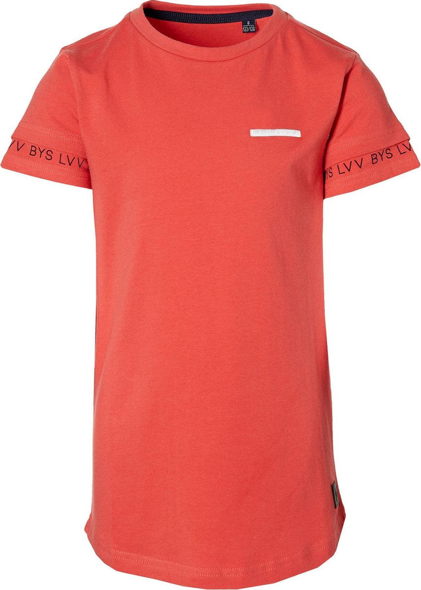 Levv shortsleeve Malo cranberry rood voor jongens - maat 116