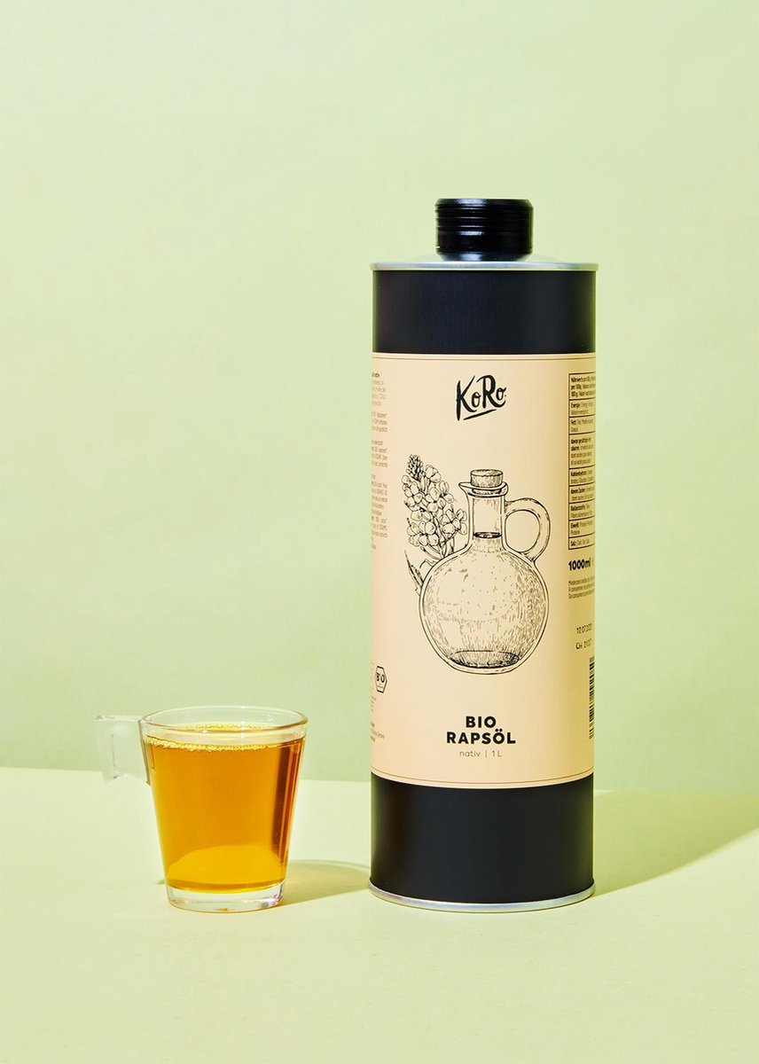 KoRo | Biologische koolzaadolie virgin 1 liter