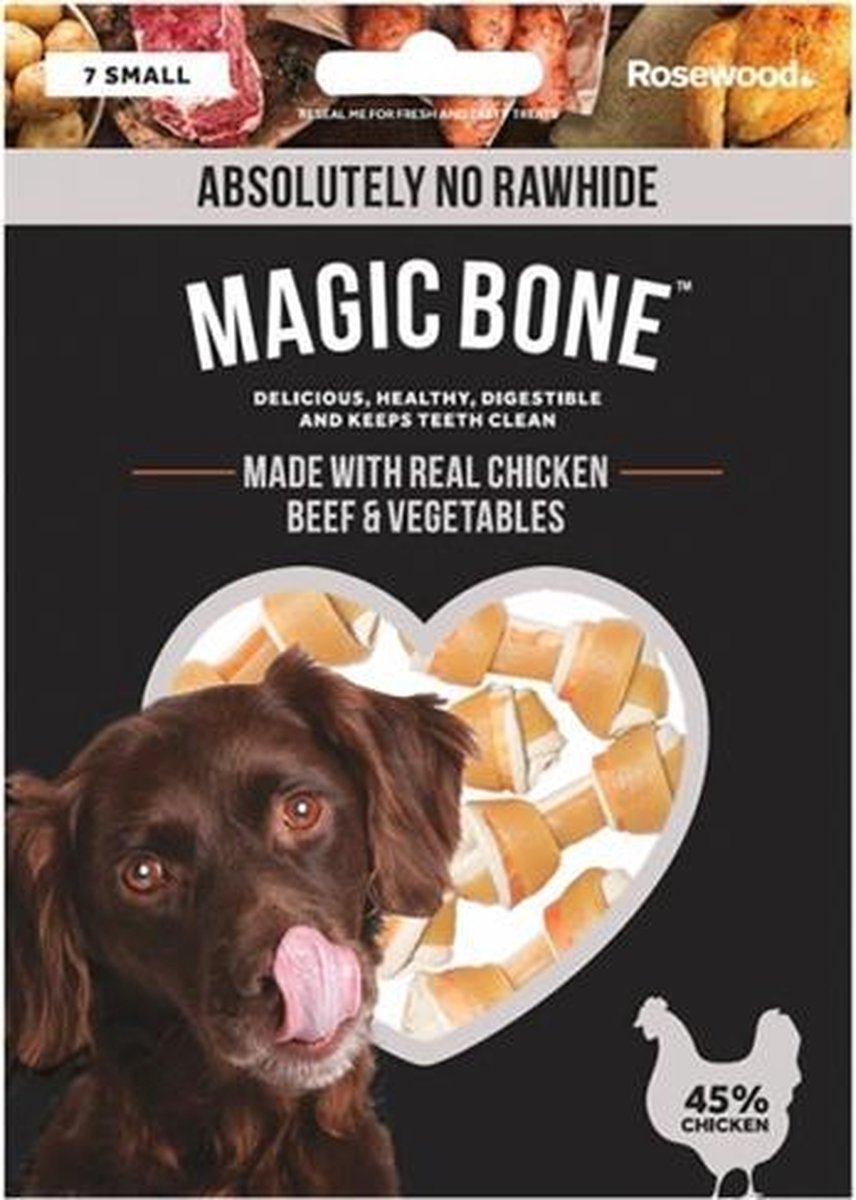 Rosewood magic bone kip - 7 st 105 gr - 1 stuks