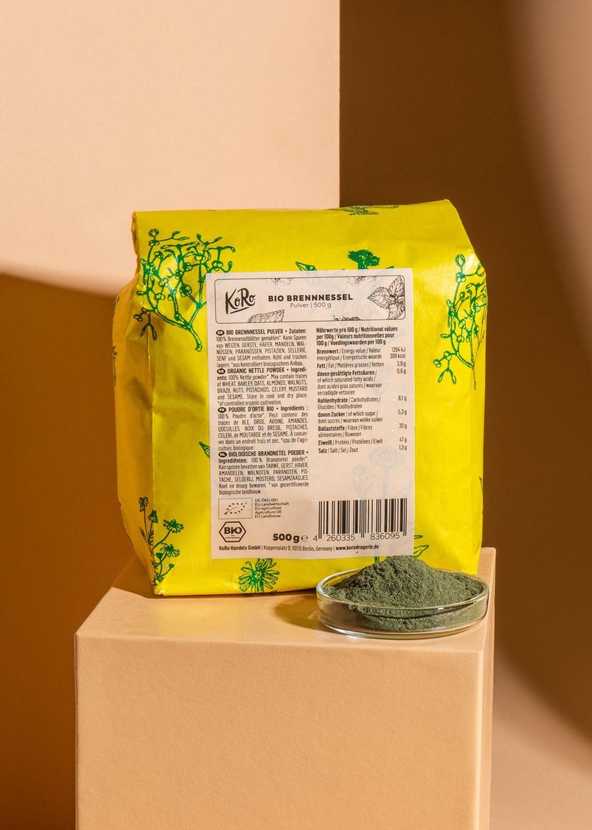 KoRo | Biologische brandnetel poeder | 500 g