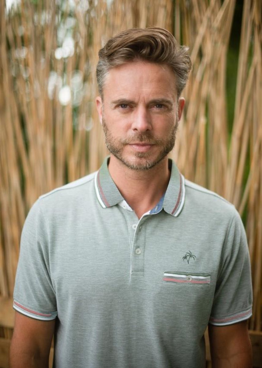 GCM groen/kaki poloshirt - maat 4XL