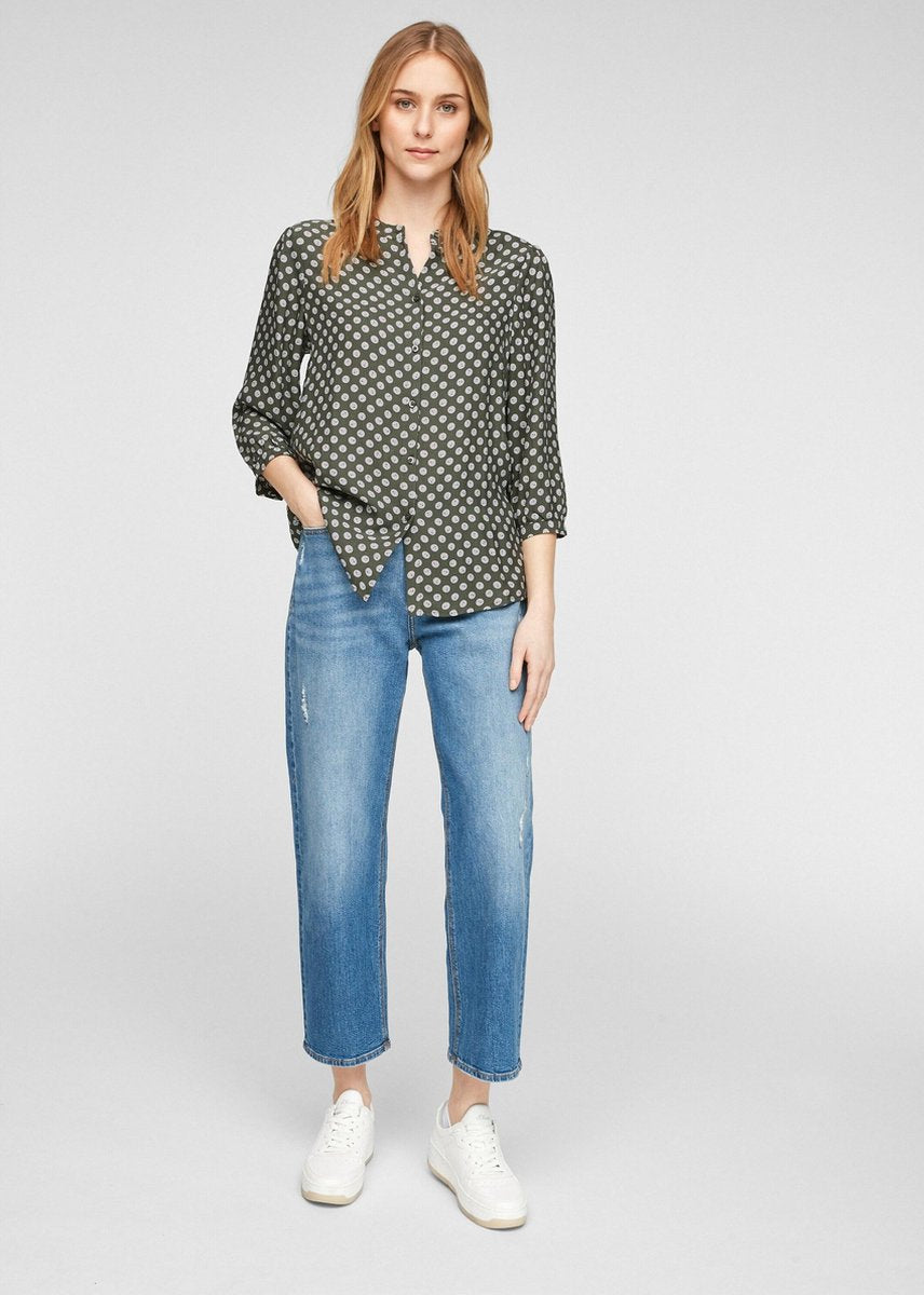 S.oliver blouse Wit-40 (L)