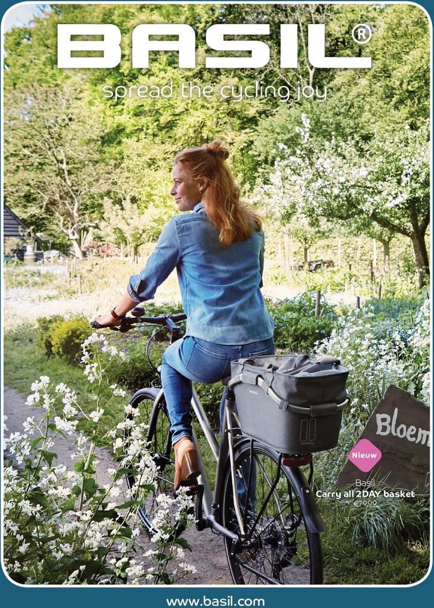 Poster Basil Carry All Baskets - versie A - voor A1 stoepbord - NL