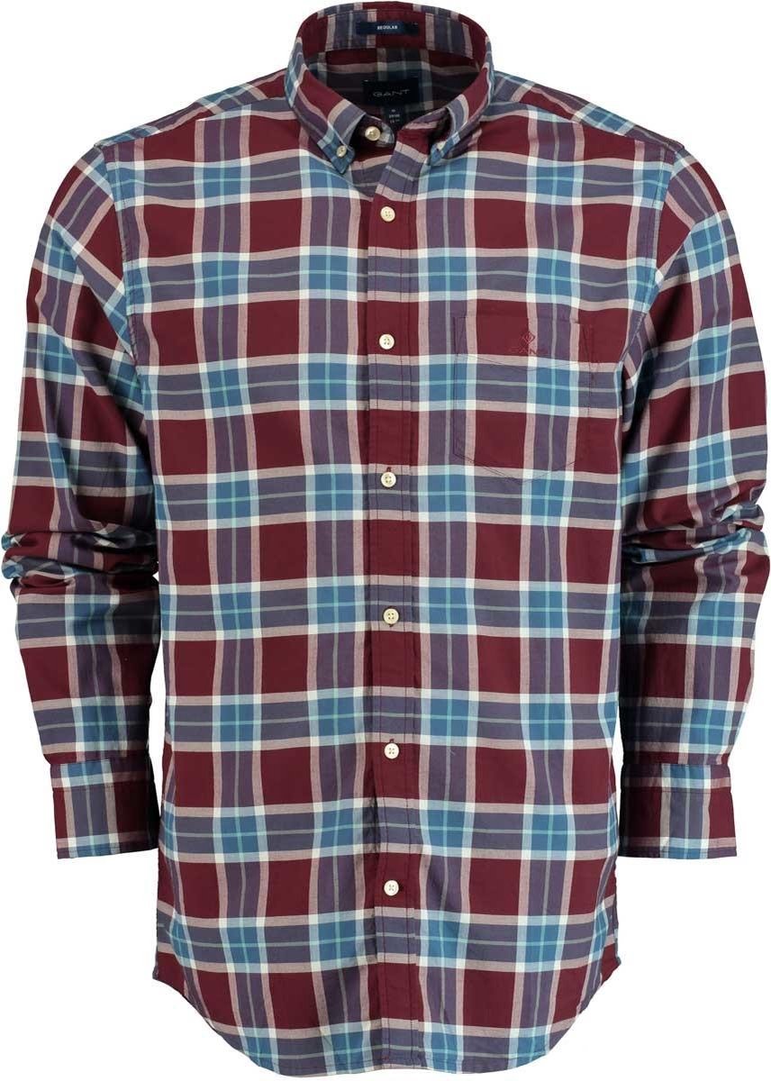 Gant 3011330 Casual overhemd met lange mouwen - Maat M - Heren