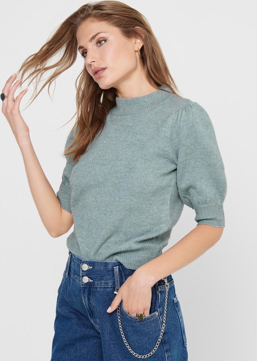 Jdyrue 2/4 Pullover Knt 15208832 Abyss/melange