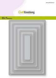 CraftEmotions Big Nesting Die - rechthoeken