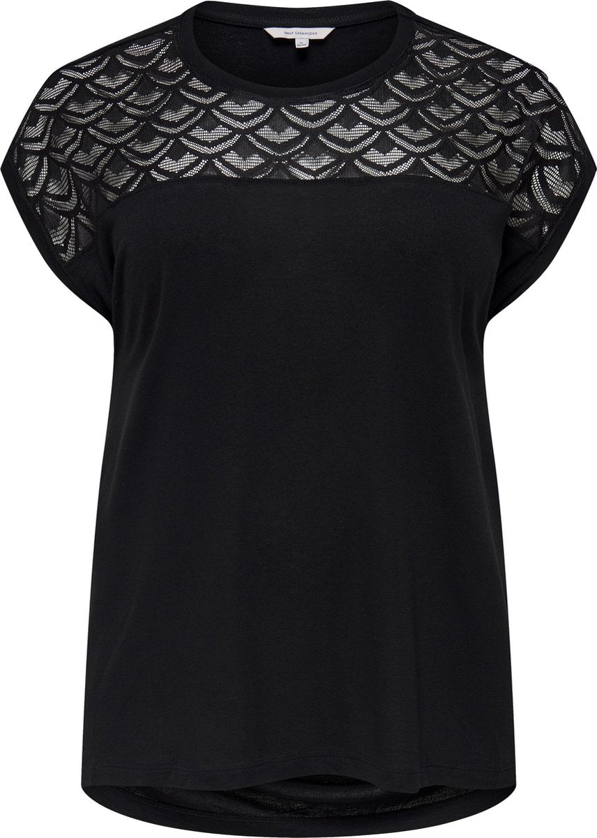 Only Carmakoma Flake Dames T-shirt - Maat 46-48