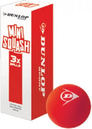 Dunlop Fun - Squash 3bal  - rood