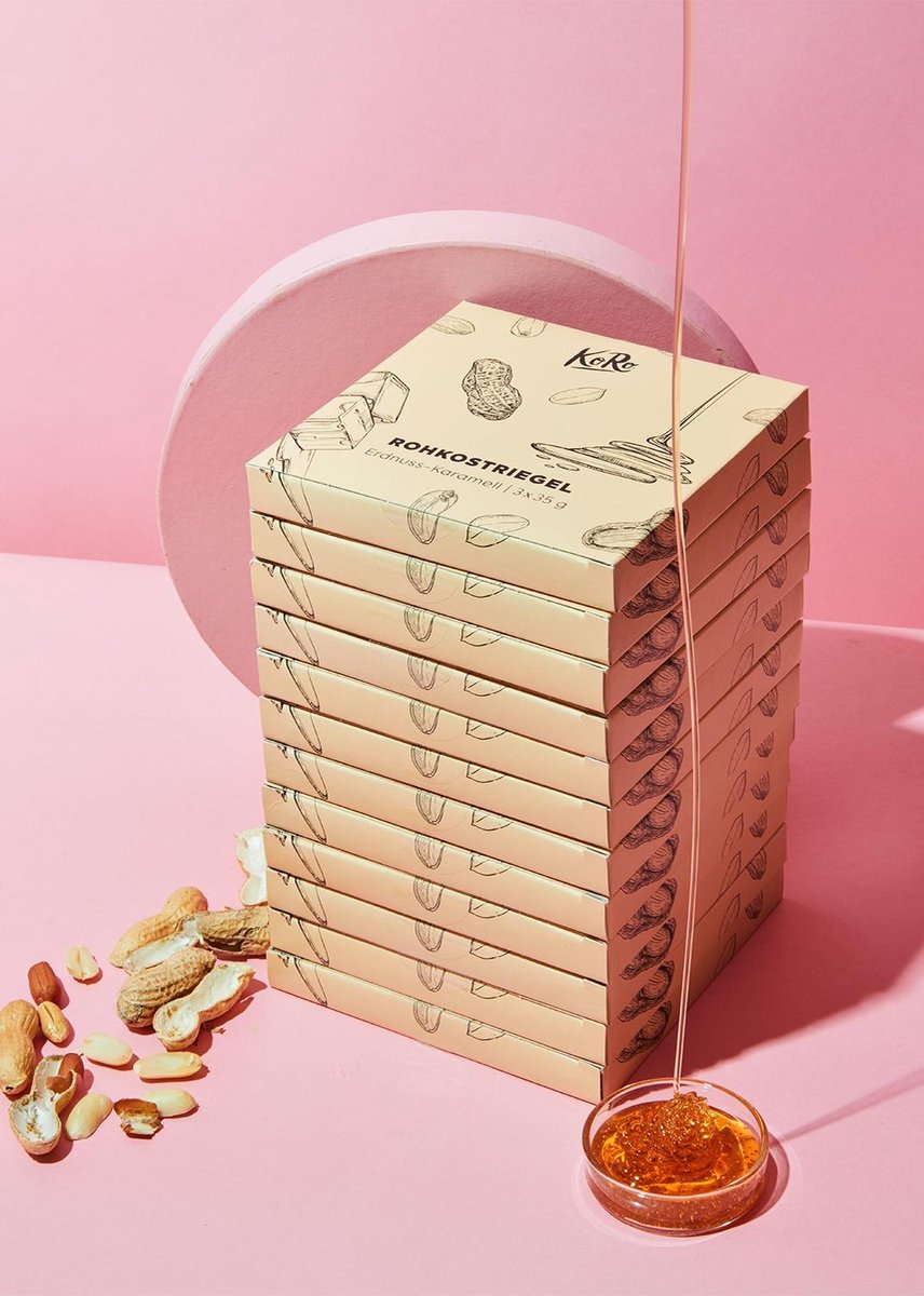 KoRo | Pinda karamel raw food bar 12 x 3 x 35 g