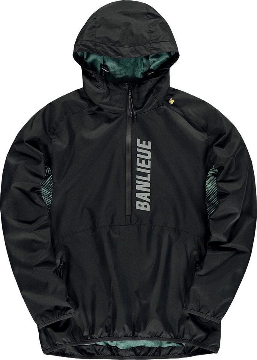 Robey x Banlieue Anorak (maat XS) - Black/Green