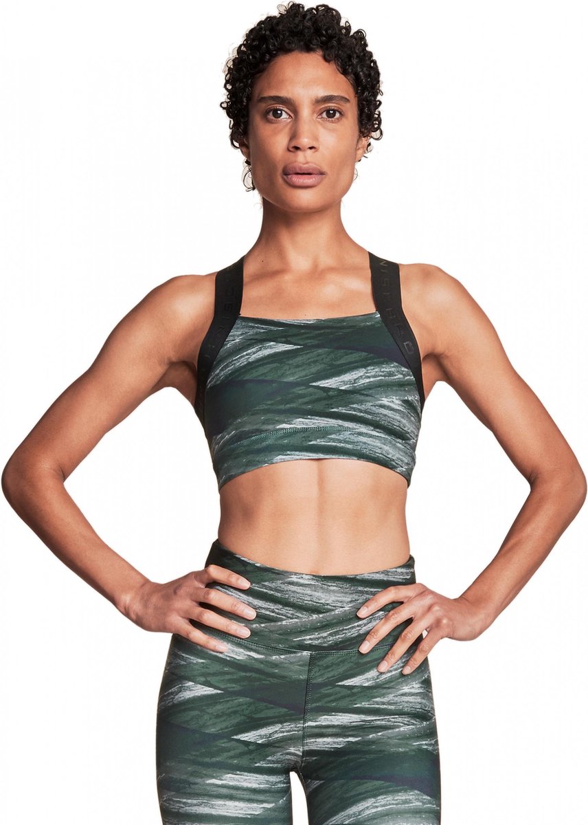 Röhnisch Sportbeha Kay Dames Polyamide/elastaan Groen Mt Xl
