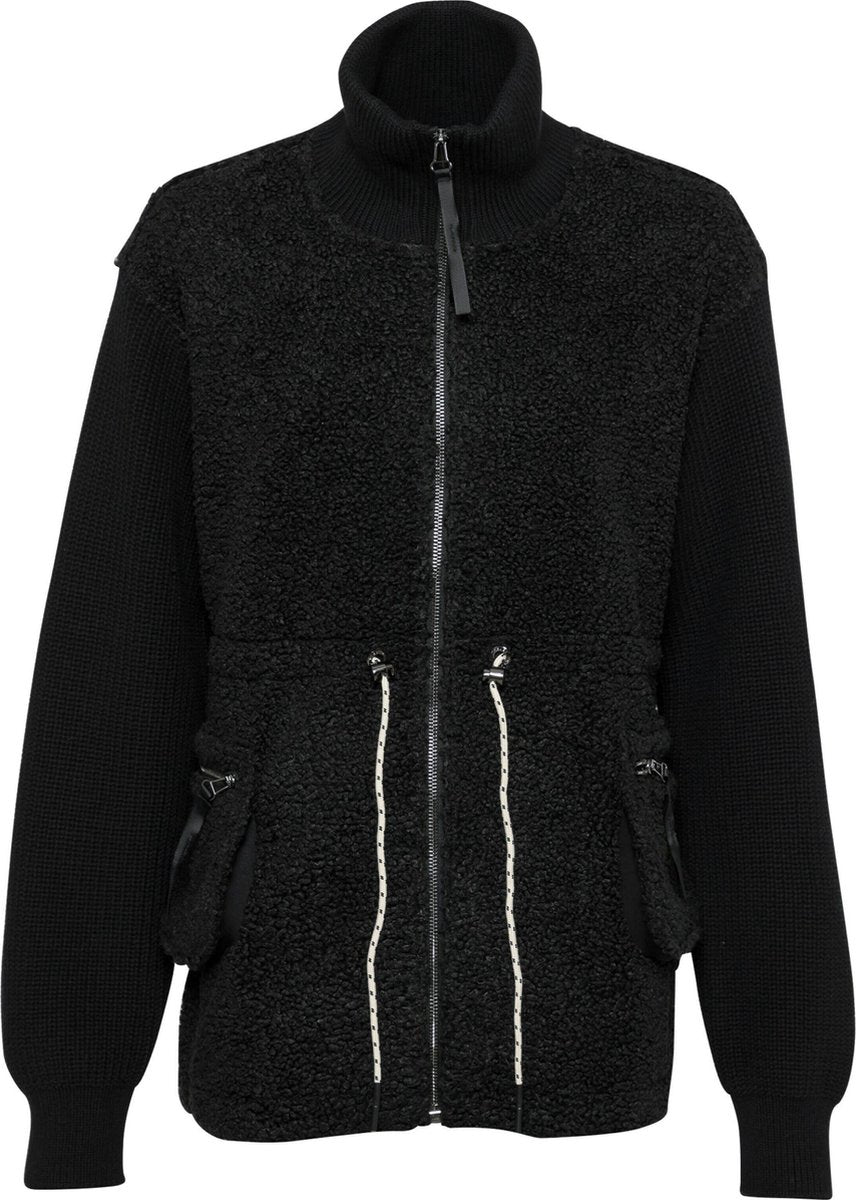 Varley gebreid sportvest Zwart-M