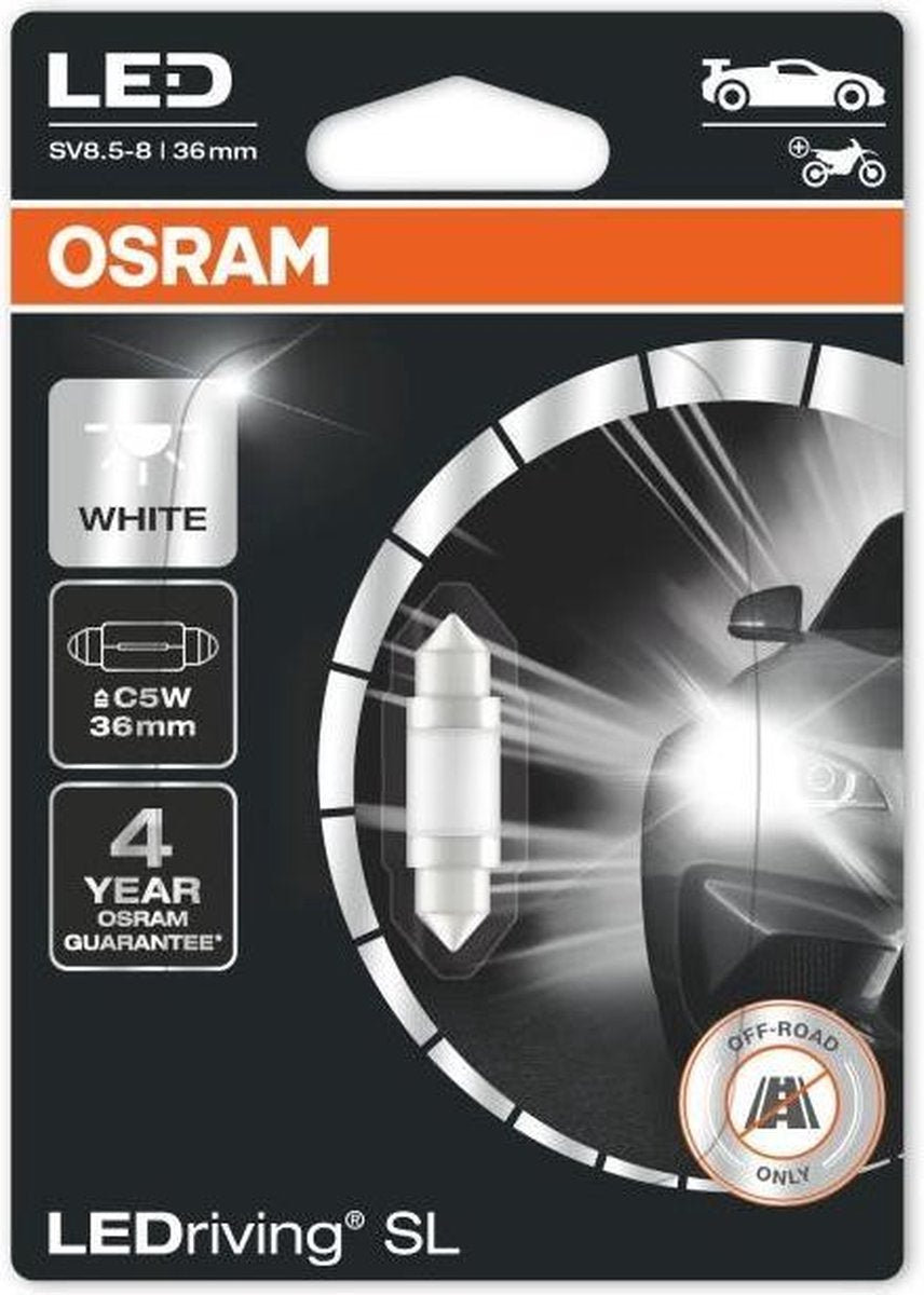 Osram LEDriving SL C5W 36mm 6418DWP-01B enkele lamp