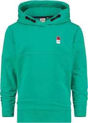 Vingino Hoodie B-basic Jongens Katoen Groen Maat 176