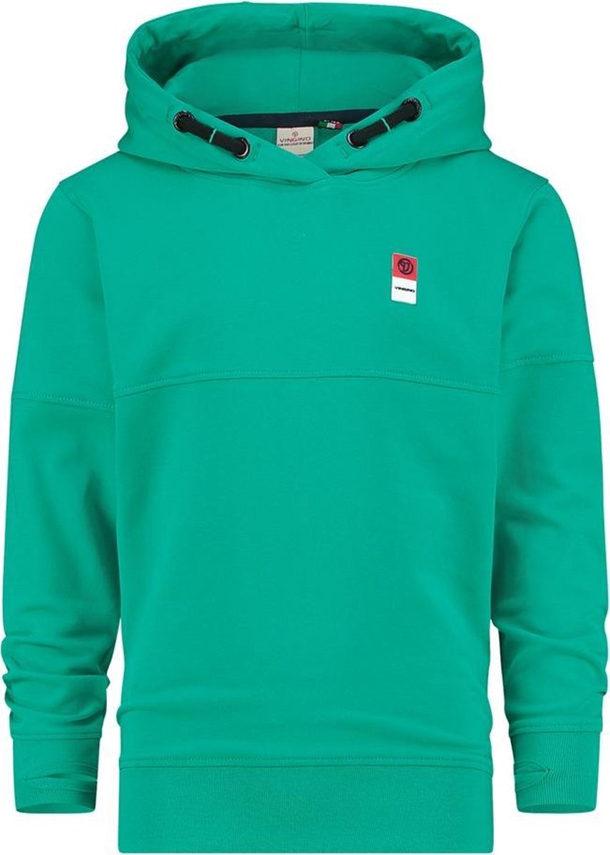 Vingino Hoodie B-basic Jongens Katoen Groen Maat 176