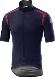 Castelli Gabba Ros Fietsjack - Maat L  - Mannen - donker blauw/rood