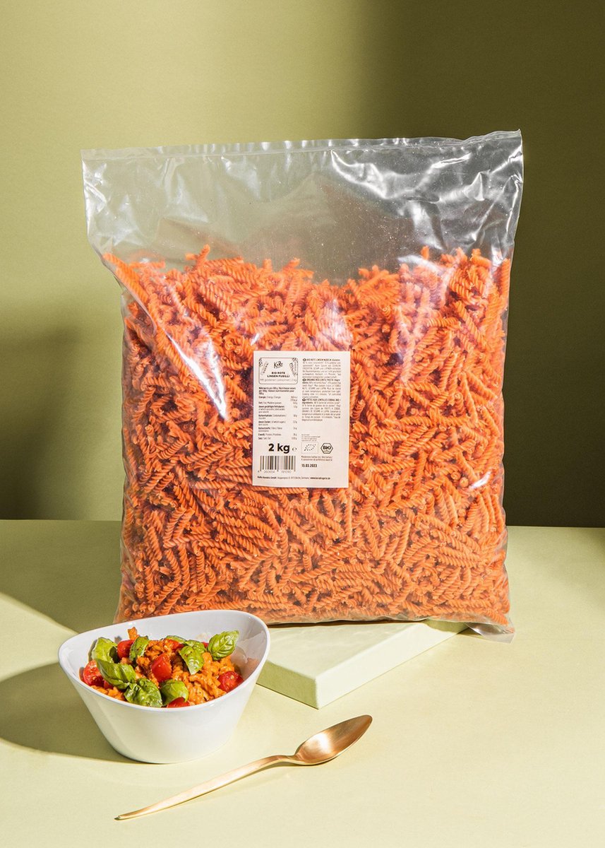 KoRo | Biologische rode linzen fusilli 2 kg
