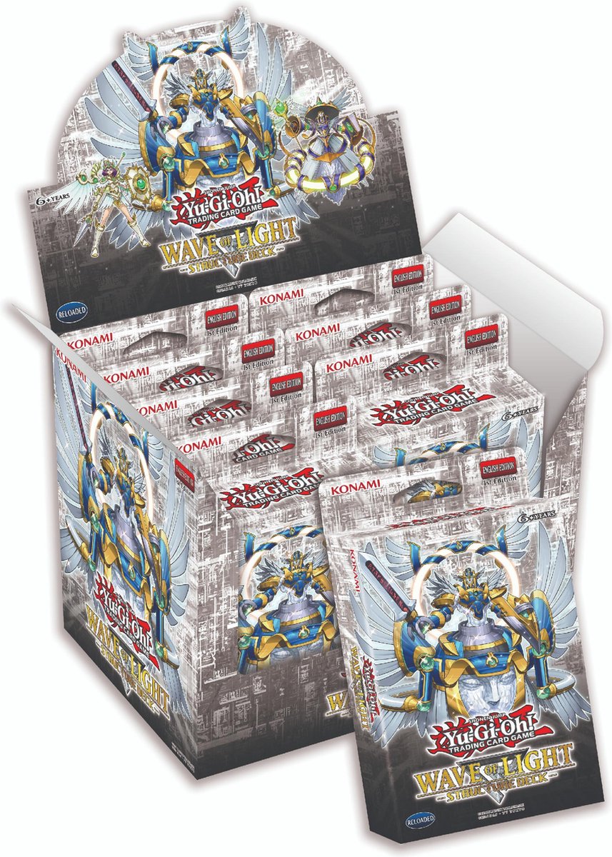Yu-Gi-Oh! wave of light structure deck 1st edition - SEALED - ENG - yugioh kaarten - yu gi oh trading cards - Viros.nl