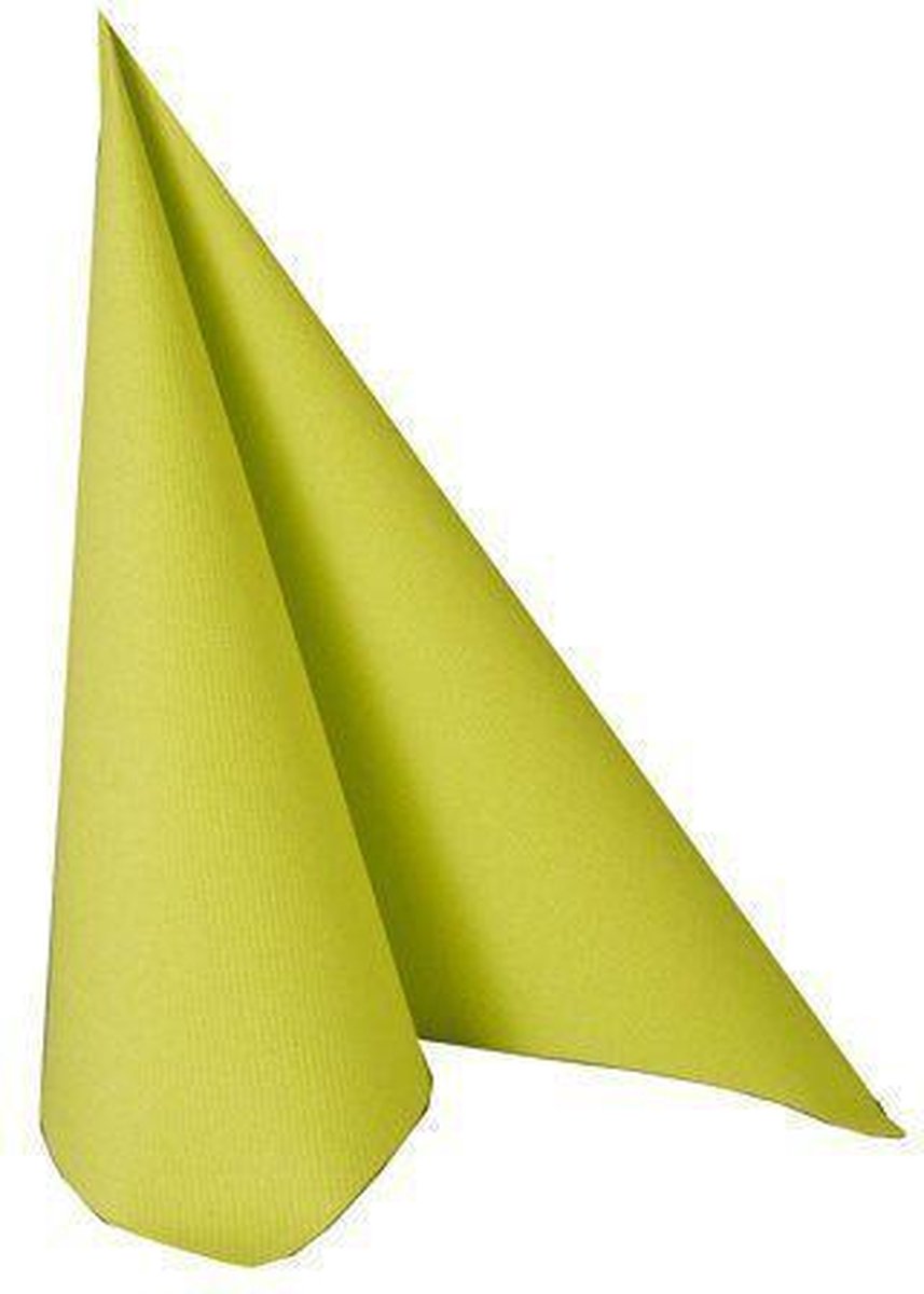 Papstar Servetten Royal Collection servetten limoengroen 40 x 40 cm