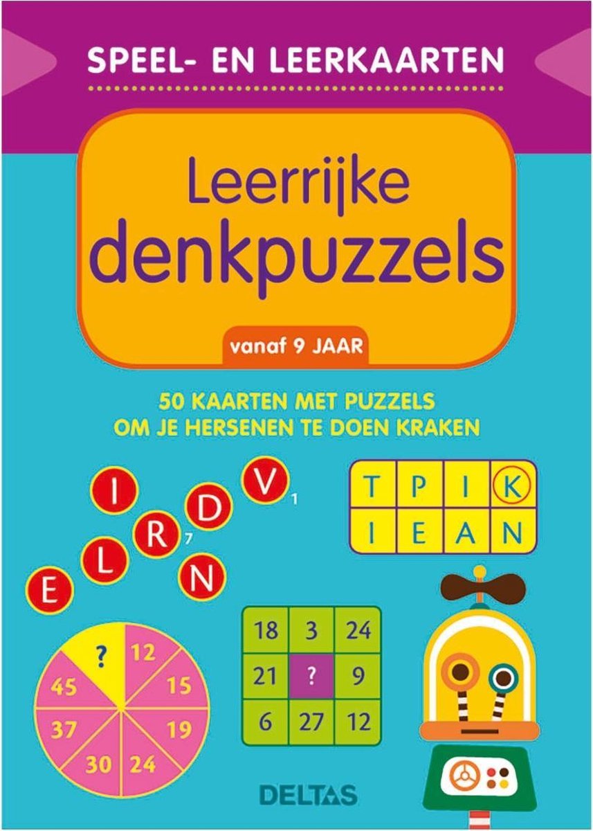 Deltas Speel- en leerkaarten - Leerrijke denkpuzzels (vanaf 9 jaar)