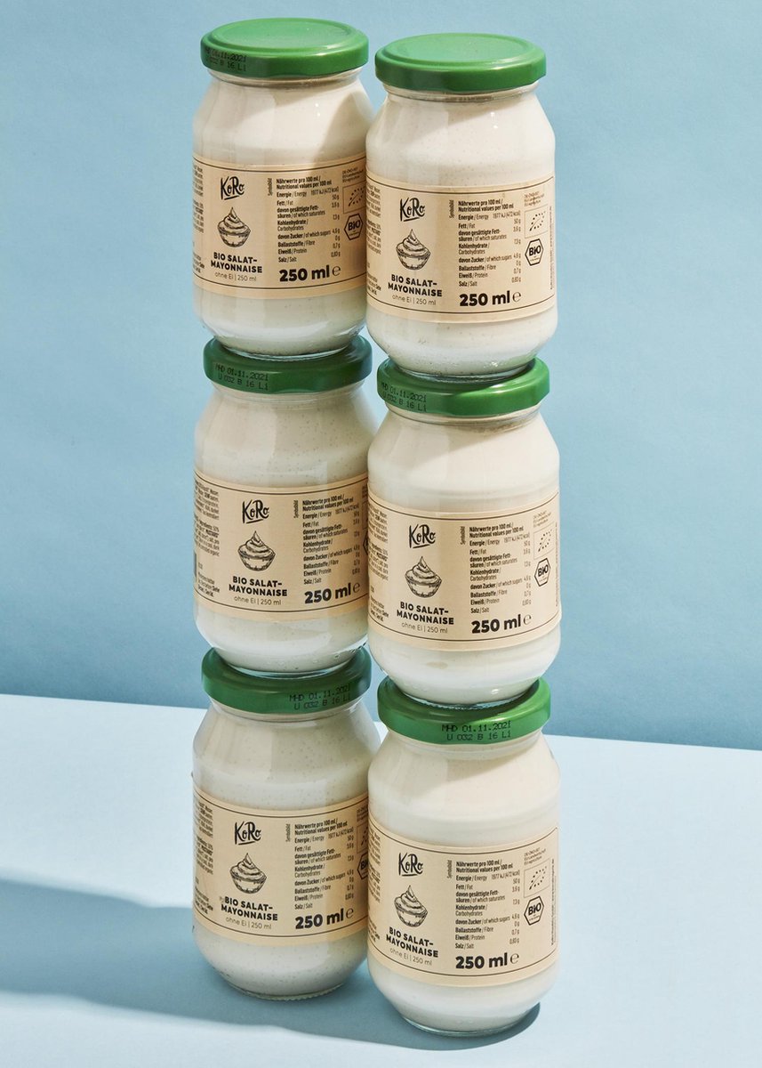 KoRo | Biologische veganistische mayonaise 250 ml x 6