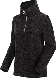 Leela lichtgewicht fleece met print en halve rits van Regatta voor dames