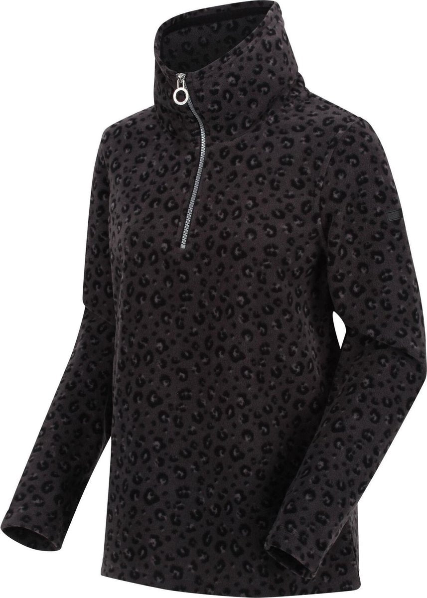 Leela lichtgewicht fleece met print en halve rits van Regatta voor dames