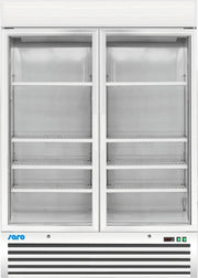 SARO Vrieskast met ventilator koeling 2 glasdeuren Model D 920