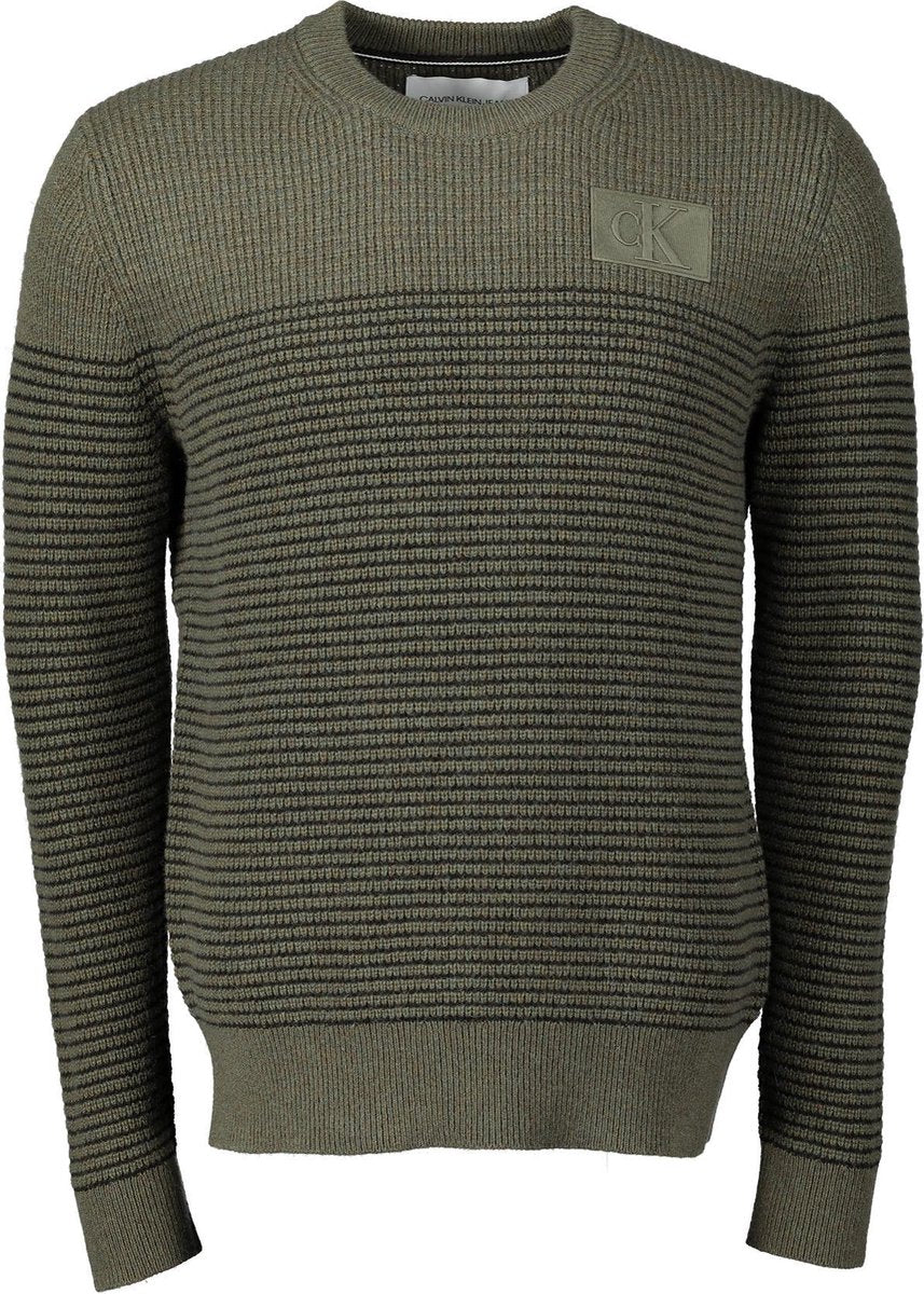 Calvin Klein Sweater - Slim Fit - Groen - S