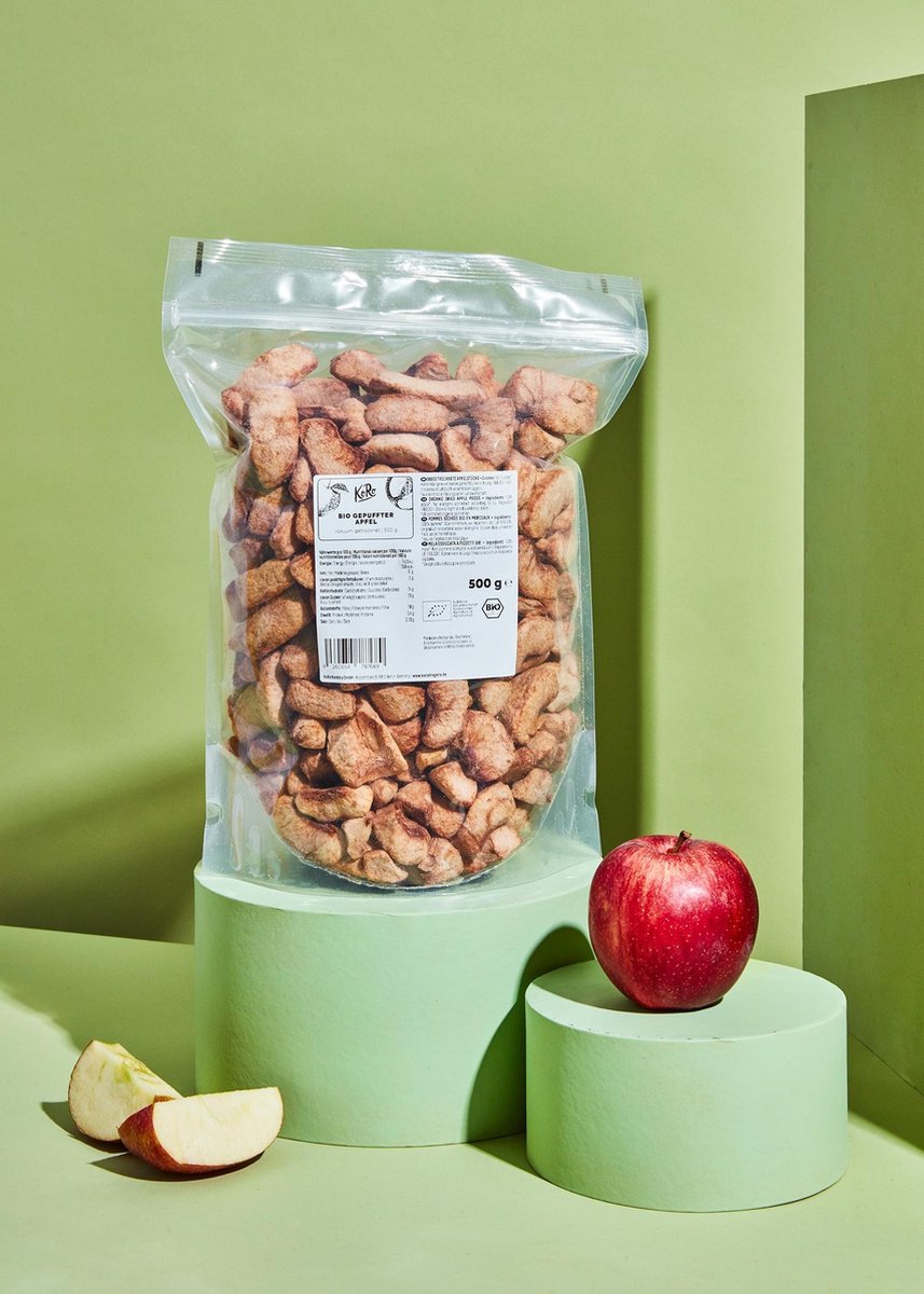 KoRo | Biologische gepofte appel 500 g