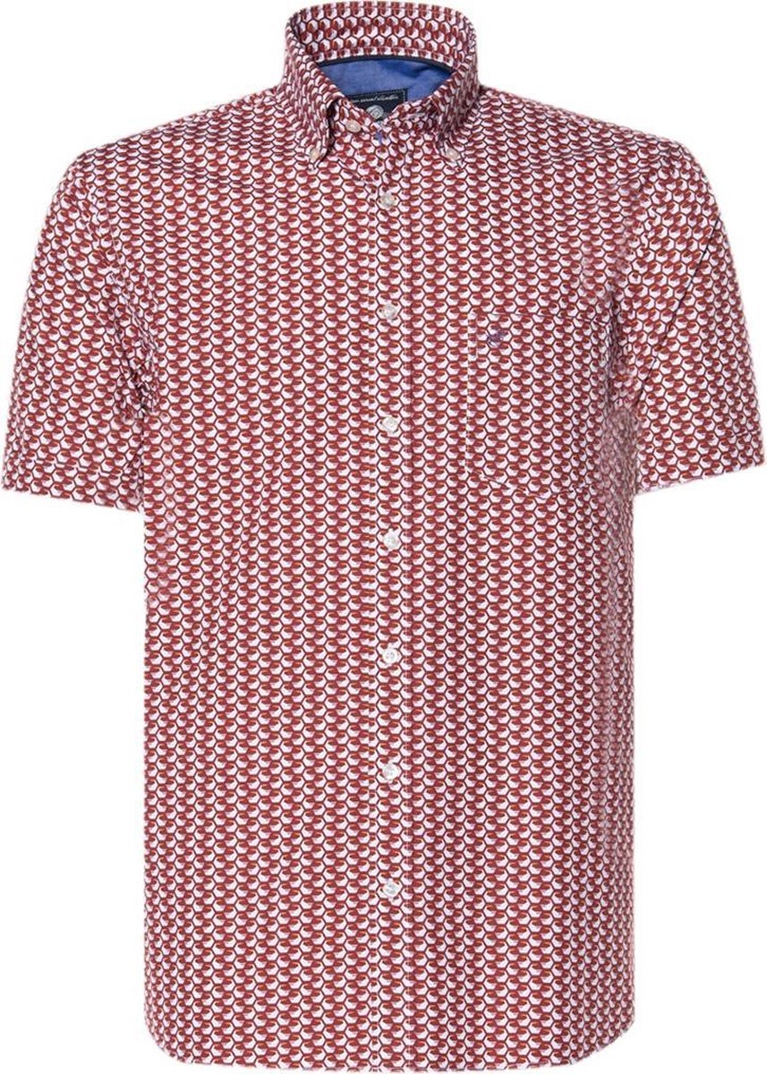 Campbell Classic Casual Overhemd Heren korte mouw
