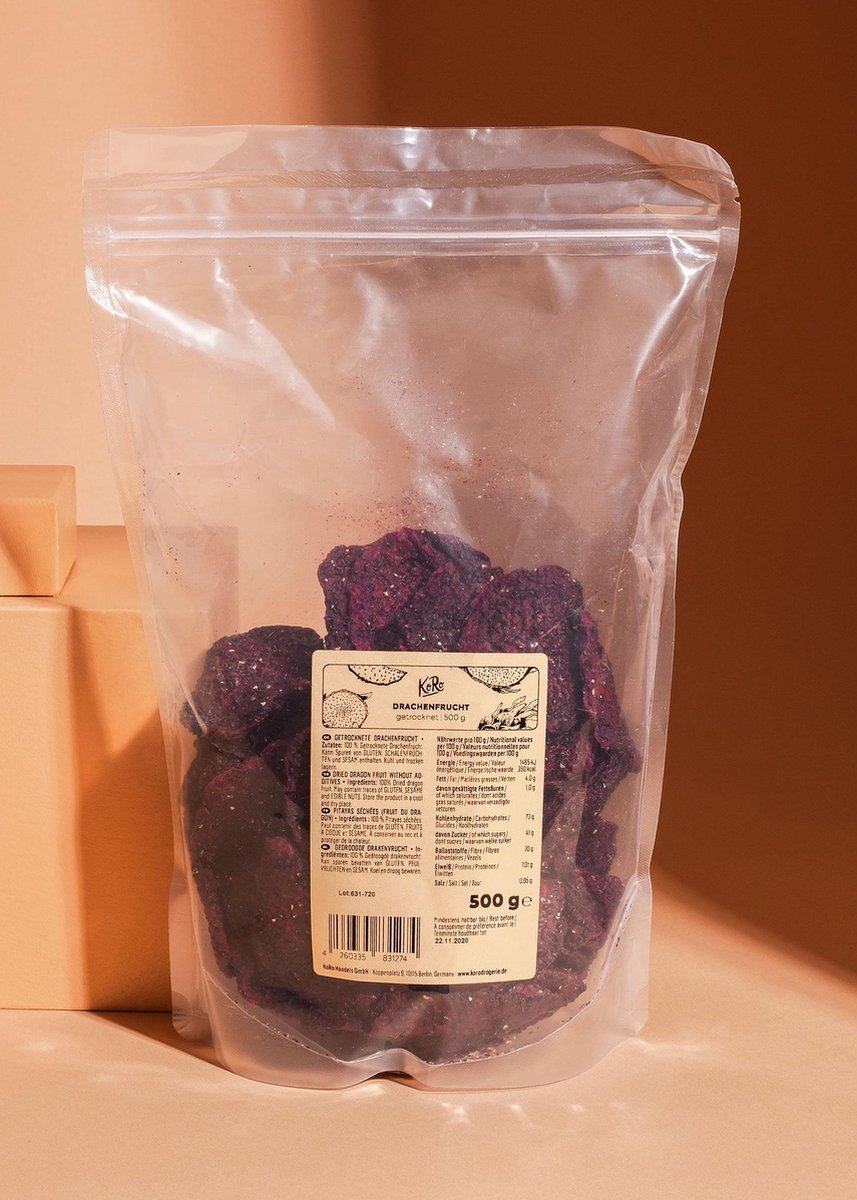 KoRo | Gedroogde drakenvrucht | 500 g
