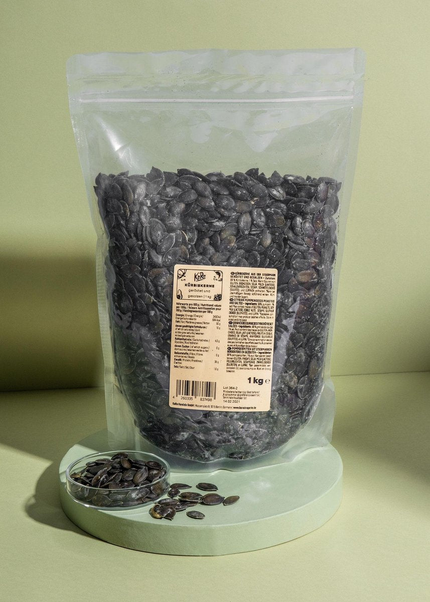 KoRo | Pompoenpitten uit Stiermarken geroosterd en gezouten | 1 kg