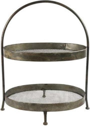 Countryfield Etagère Halvard M 34 X 47 X 63 Cm Nikkel Zwart