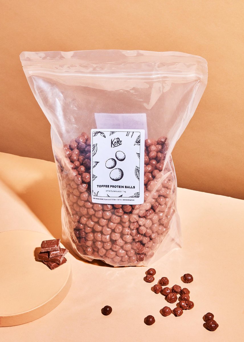 KoRo | Toffee proteïne ballen | 1 kg