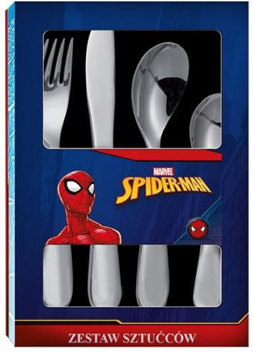 Kinderbestek set Marvel Spiderman (RVS)