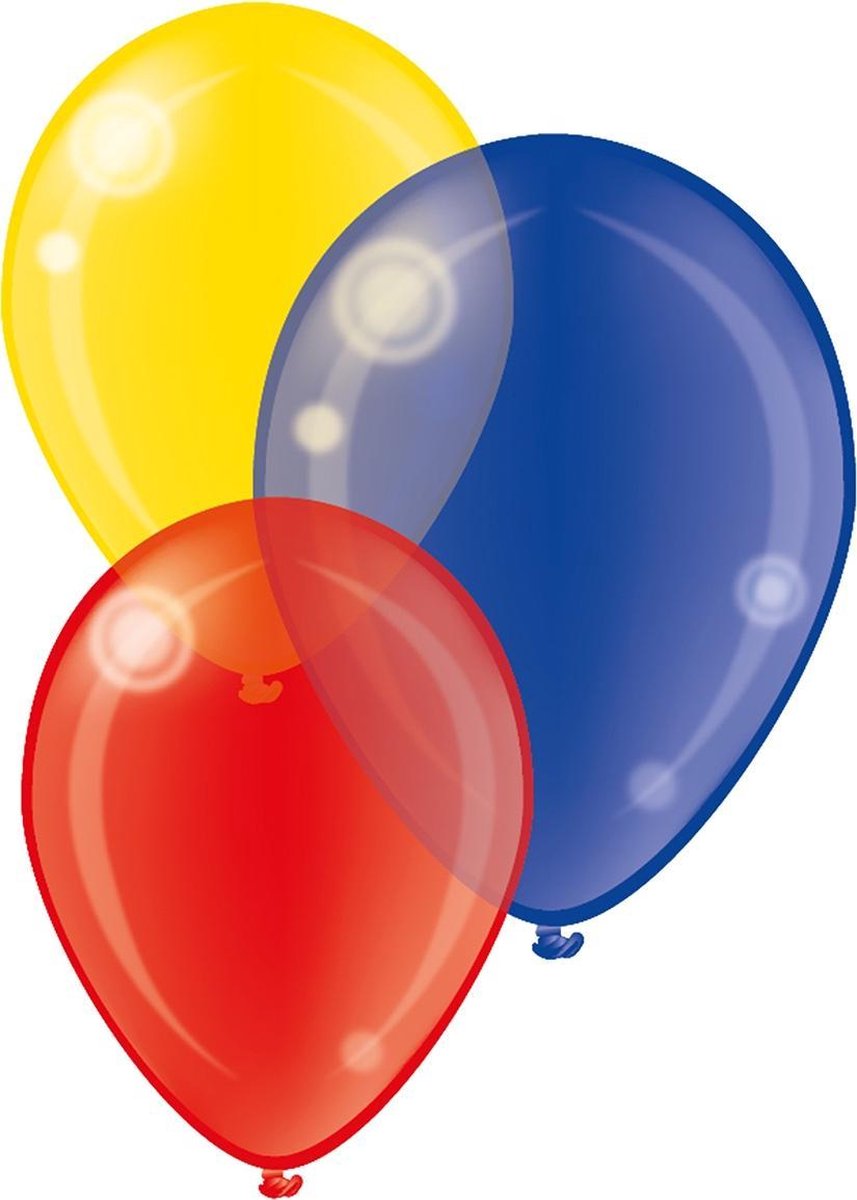 Tib Ballonnen Crystal 28 Cm Latex 16 Stuks