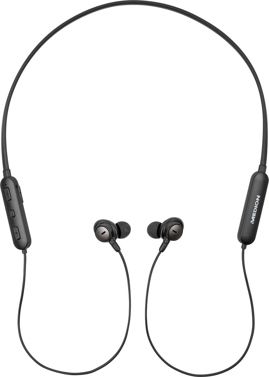 MEDION 4061275041736 hoofdtelefoon/headset Hoofdtelefoons In-ear Micro-USB Bluetooth Zwart